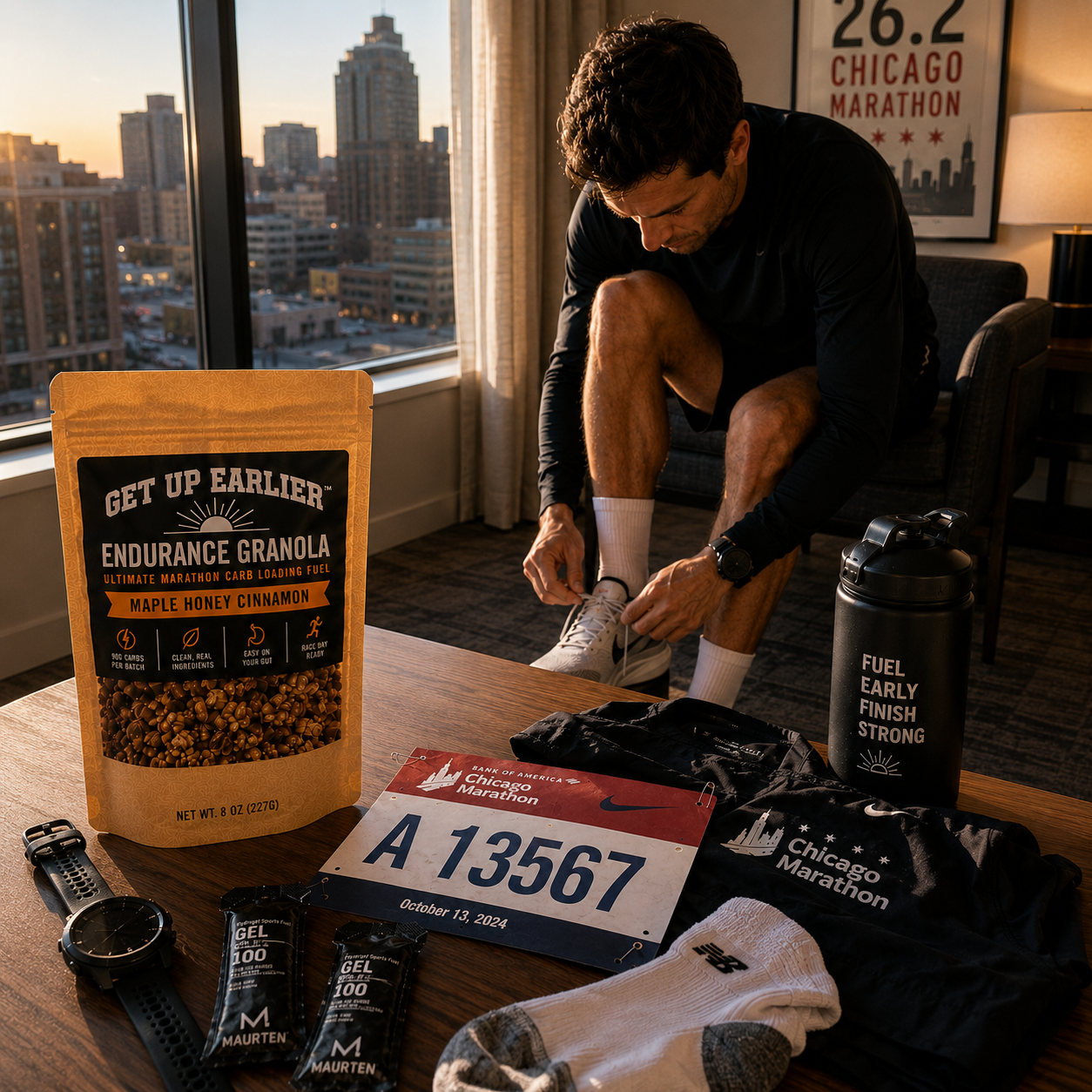 Get Up Earlier™ Endurance Granola – Maple Honey Cinnamon